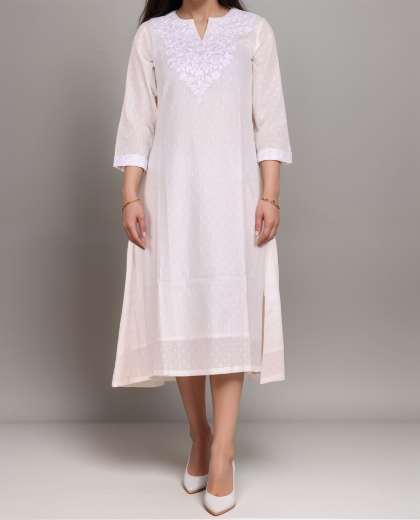 Picture of Rup Breeze Handmade embroidered midi dress